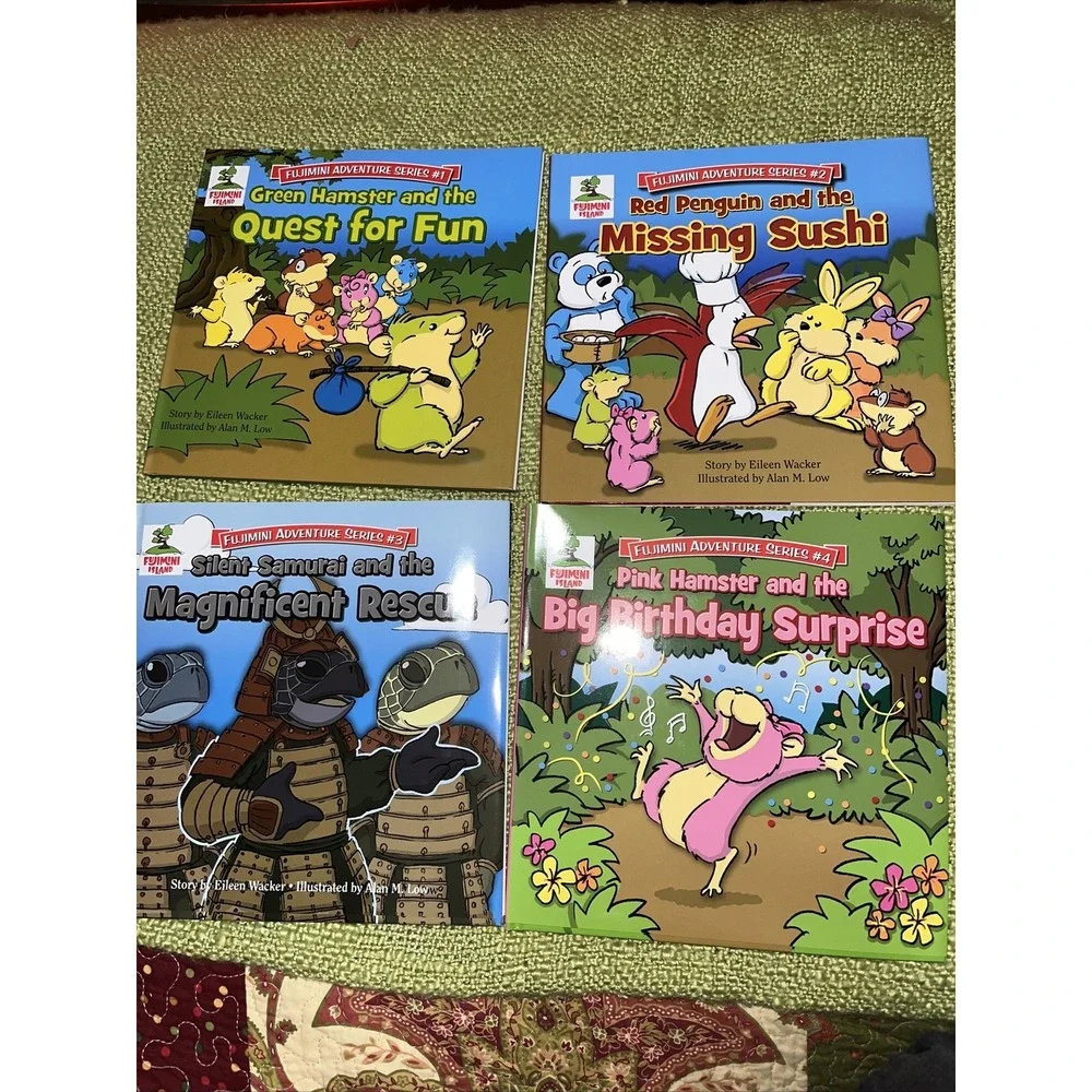 Fujimini adventure series boxed book set ,1-4,childrens Books , Animals, Culture